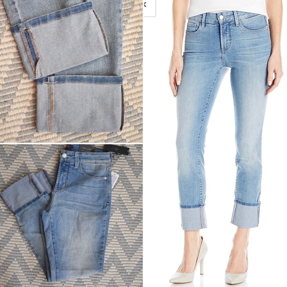 NYDJ Denim - New! $124 NYDJ Lorena Boyfriend Light Wash Jeans